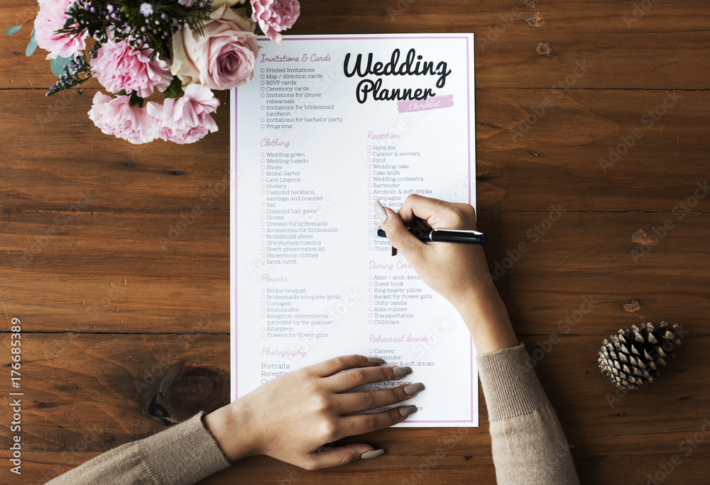 婚礼策划师检查清单