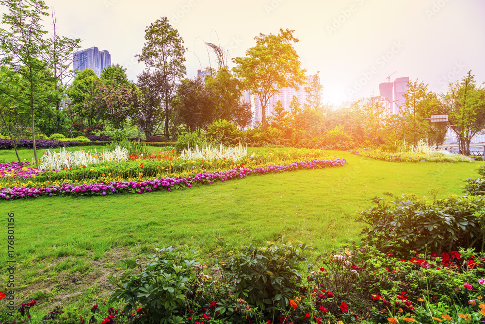 城市绿化花坛景观