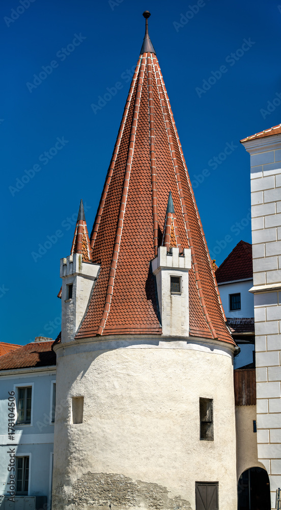 Steiner Tor, a 15th century gate in Krems an der Donau, the Wachau valley of Austria