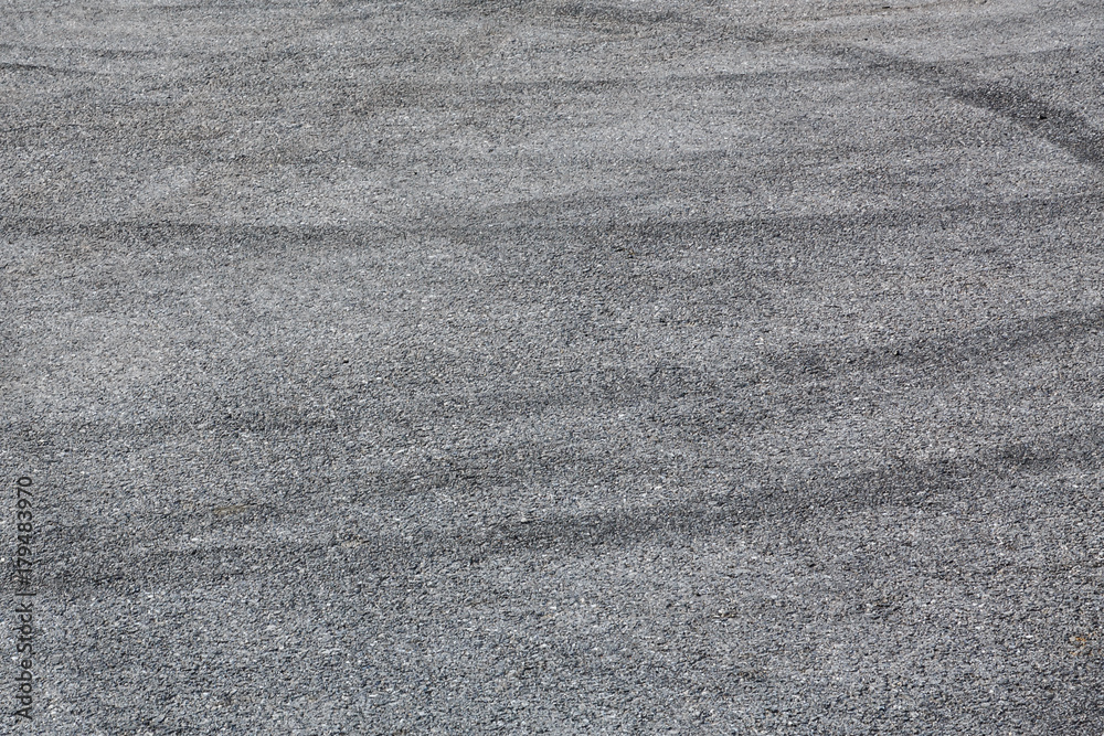 抽象背景黑色轮胎在沥青路面打滑，赛道高角度拍摄