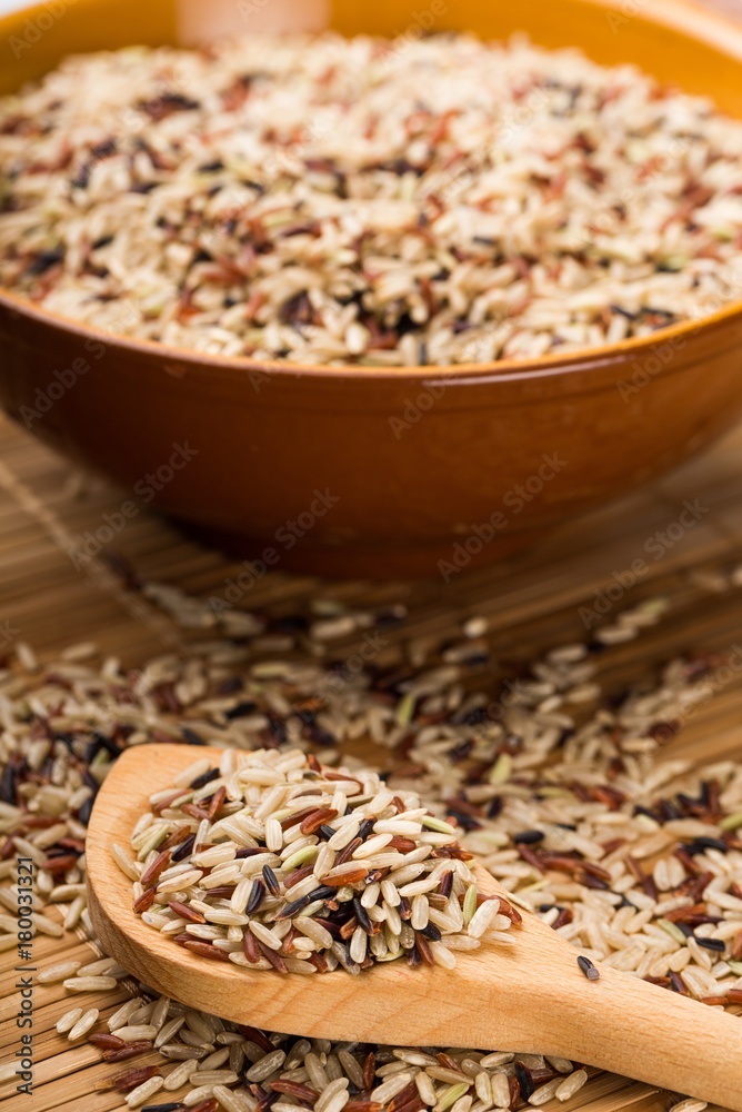 Mixture of Wild, Red, White and Brown Rice
