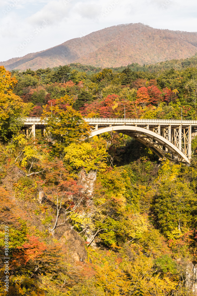 Naruko Gorge ,one of the Tohoku Regions most scenic gorges, located in north-western Miyagi Prefect