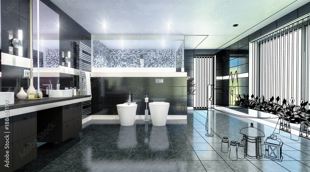 Luxury Bathroom (CAD)