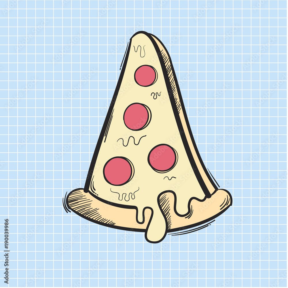 Vector of pizza icon