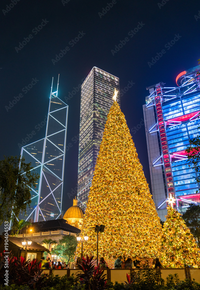 香港中环圣诞树