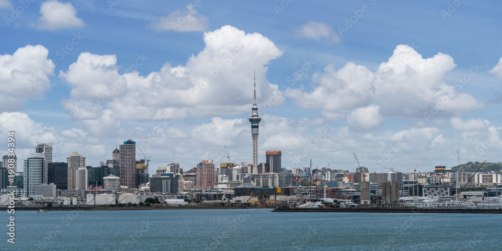 Auckland city skyline, New Zealand