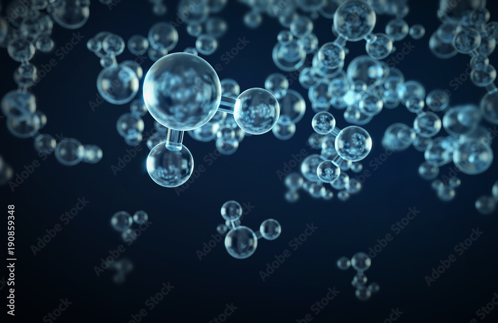 水-液分子摘要背景三维渲染