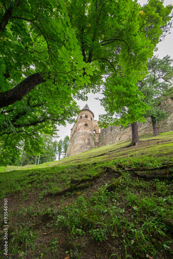 斯洛伐克的哥特式城堡Stara Lubovna