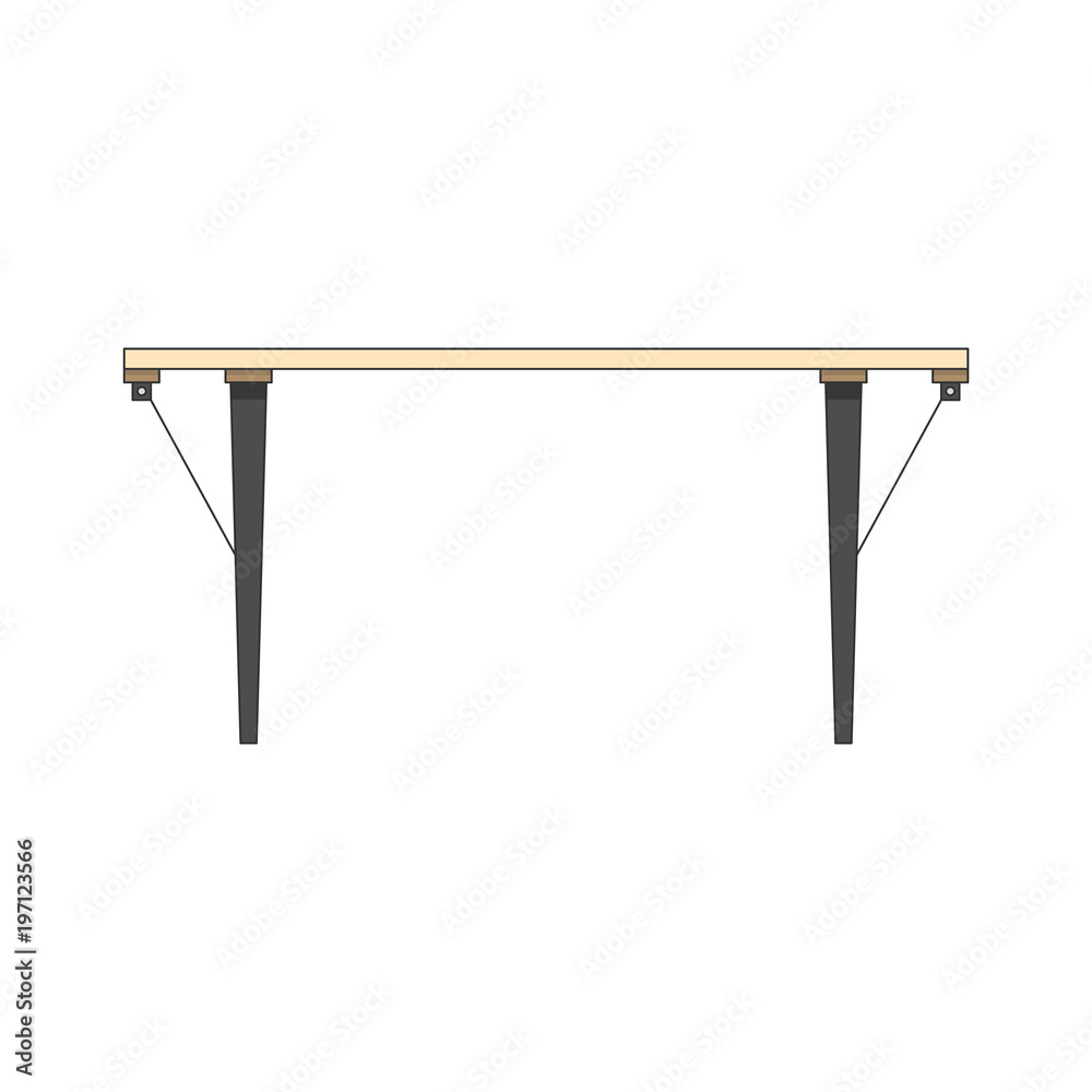 Illustration of table design