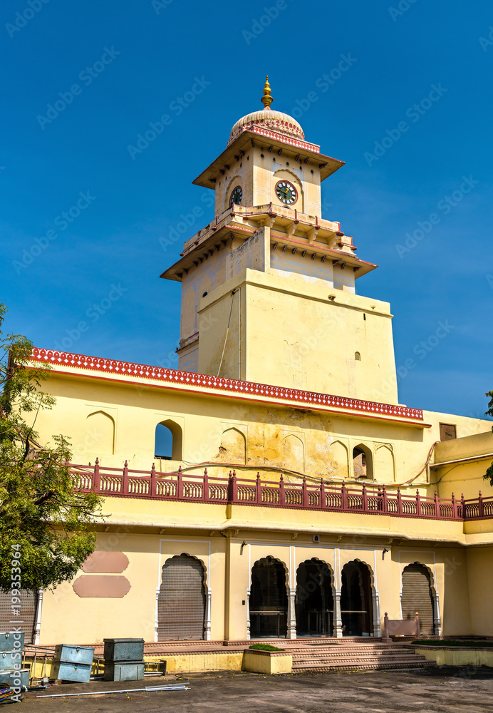 印度斋浦尔城市宫殿的塔楼