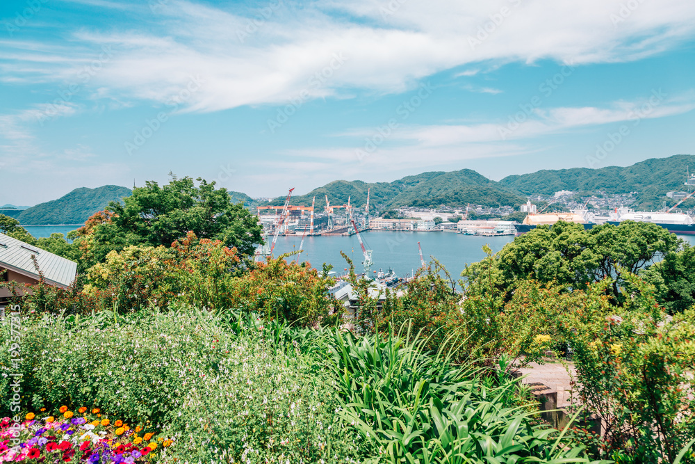 手套花园，日本长崎的自然景观