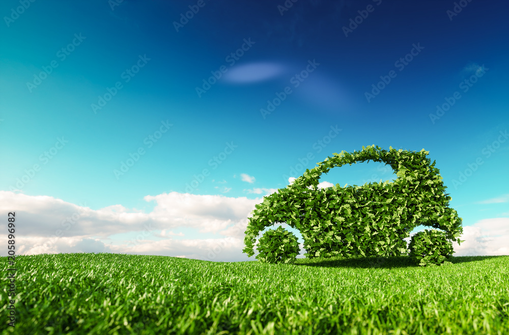 环保汽车发展，生态驾驶清晰，无污染，交通便利