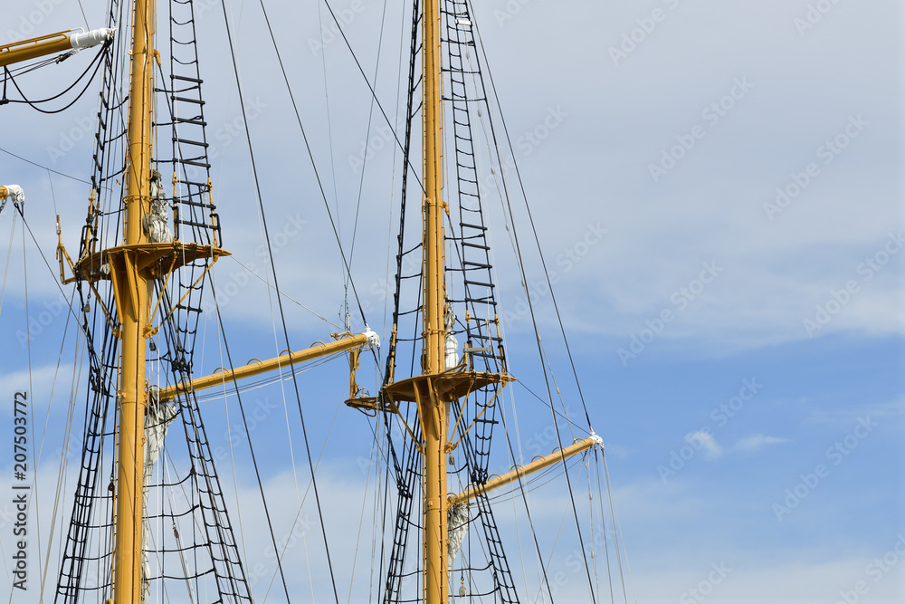 帆船のマスト