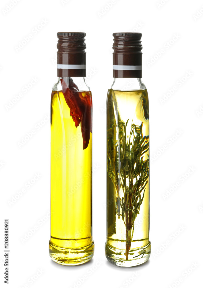 白底橄榄油玻璃瓶
