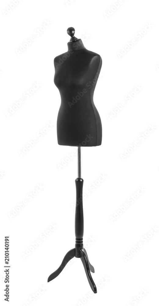 Tailors mannequin on white background