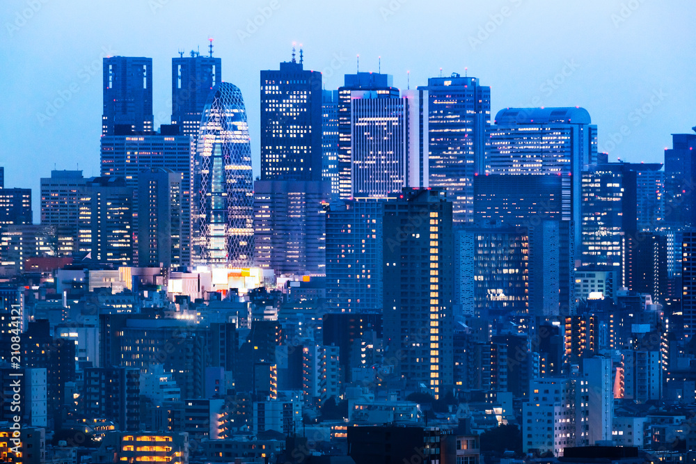 東京都市部の夜景