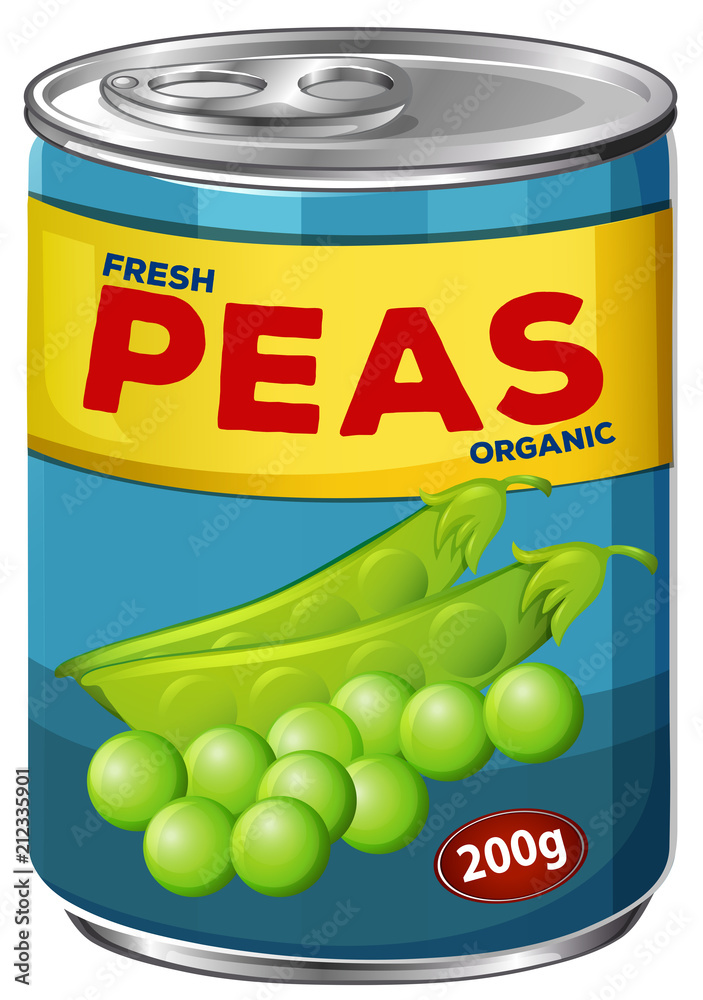 一罐鲜豌豆