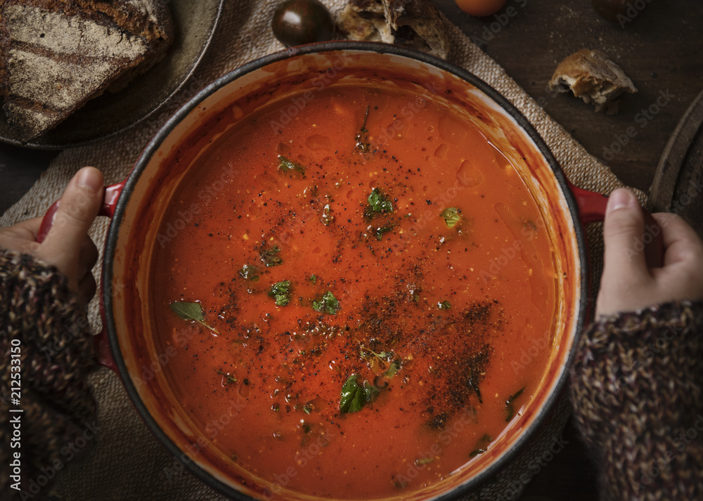番茄酱美食摄影食谱创意