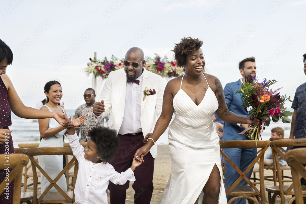 非洲裔美国人的婚礼