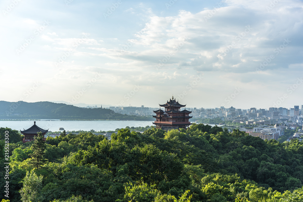 中国杭州城皇庙景观