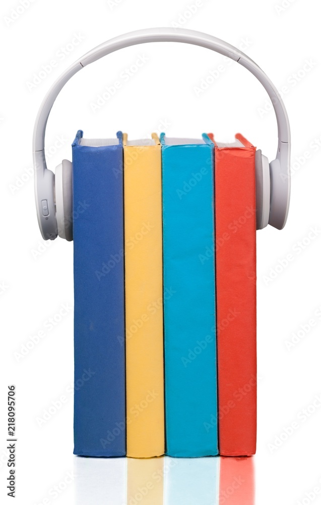 Wireless Headphones on Books