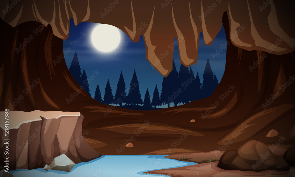 月光洞穴景观