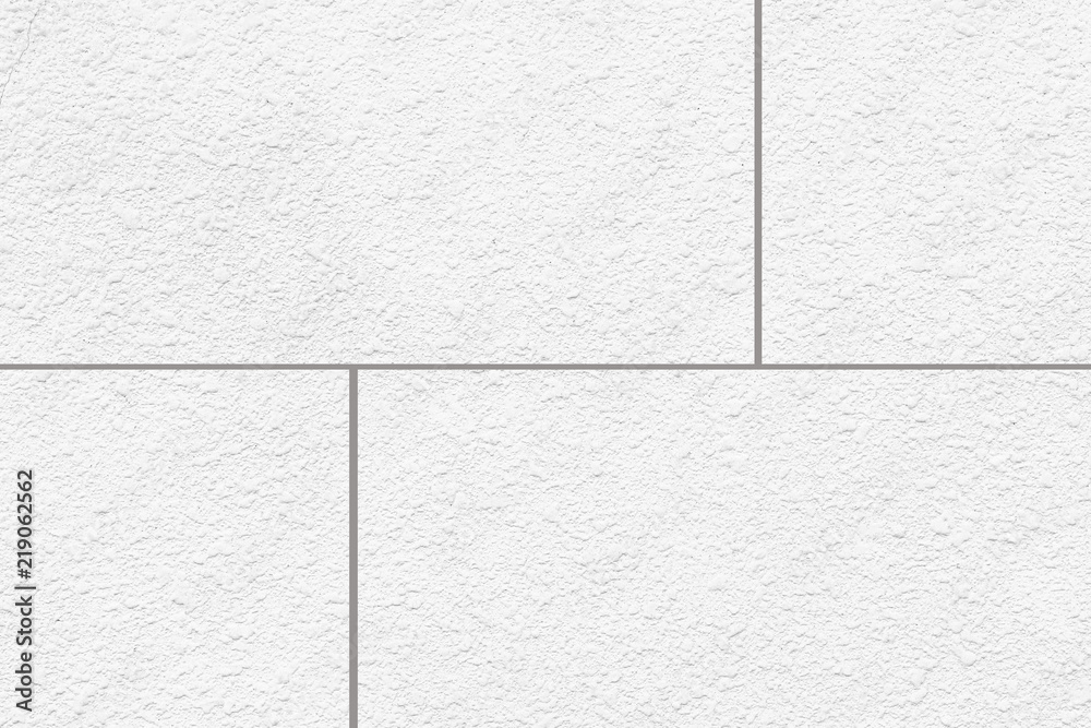 白色石砖地板图案，无缝背景