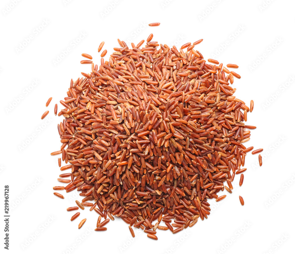 白底红米堆