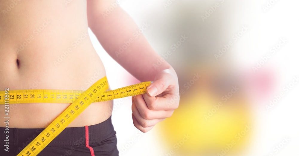 妇女用腰带测量体重