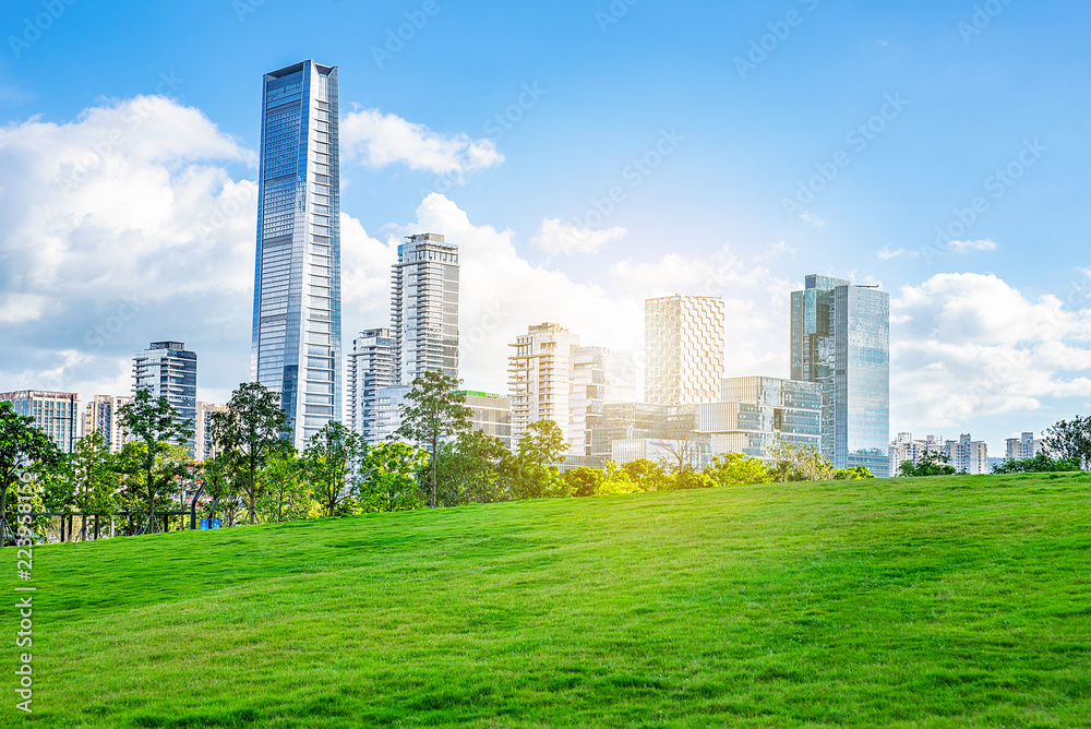 深圳城市绿化与办公楼