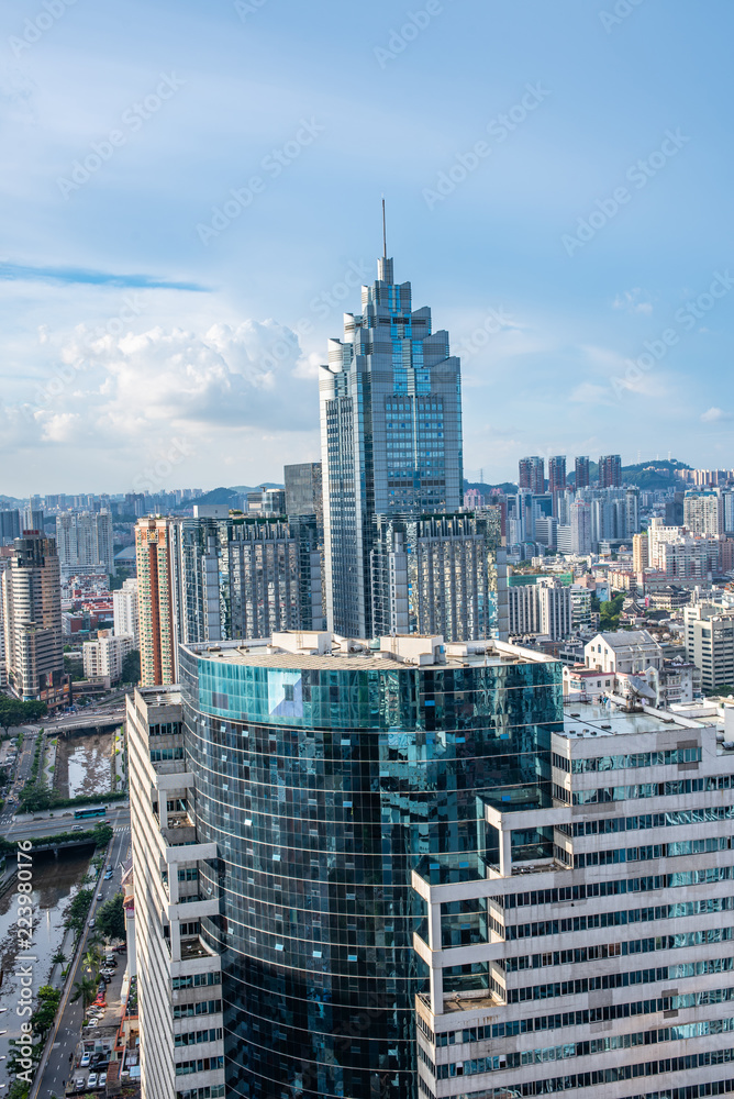 Shenzhen Luohu District intensive real estate properties