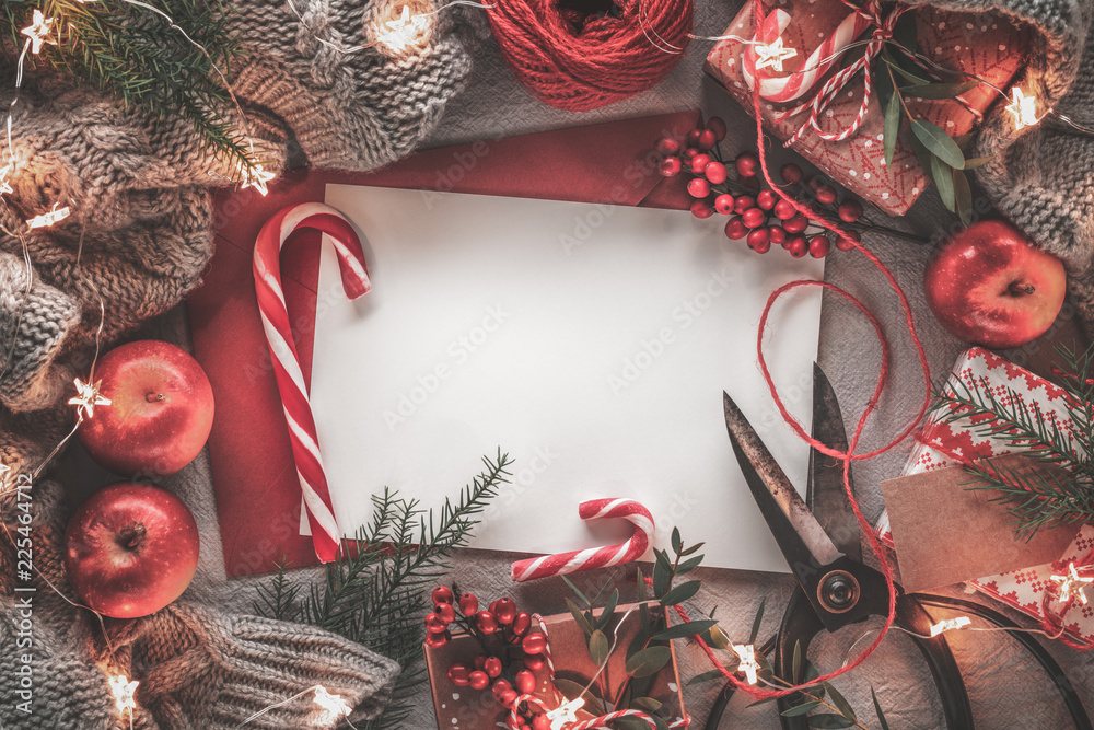 Christmas decoration with letter
