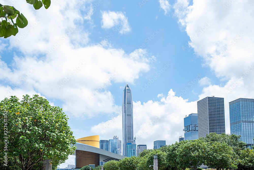 深圳市民中心周边CBD大厦