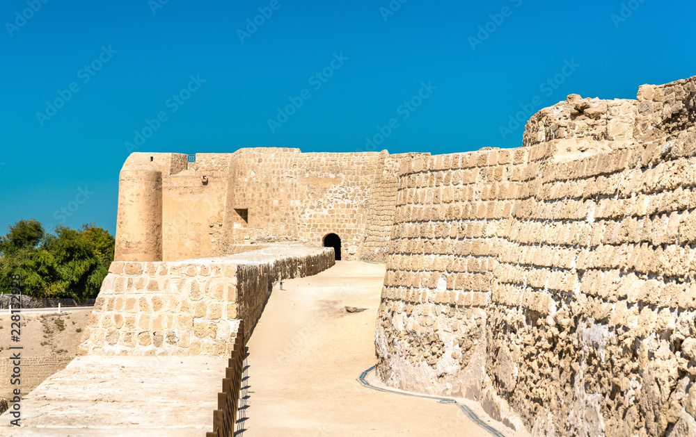 Bahrain Fort or Qalat al-Bahrain. A UNESCO World Heritage Site