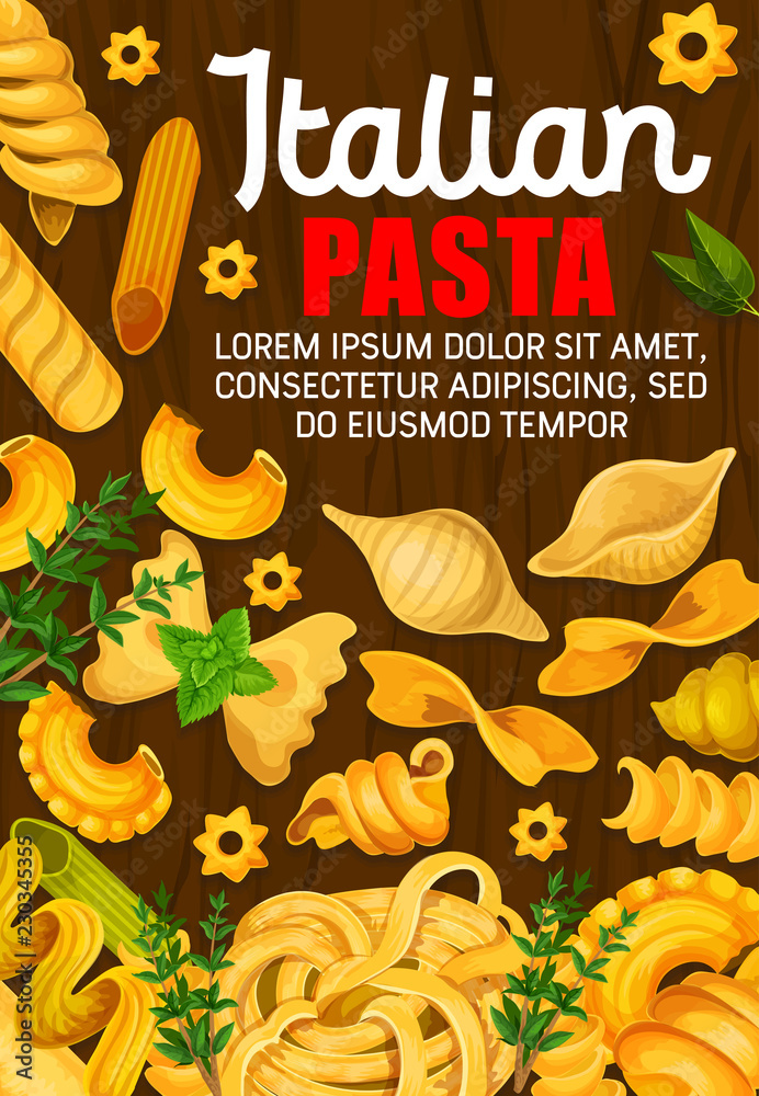 意大利美食传统意大利面意大利面海报