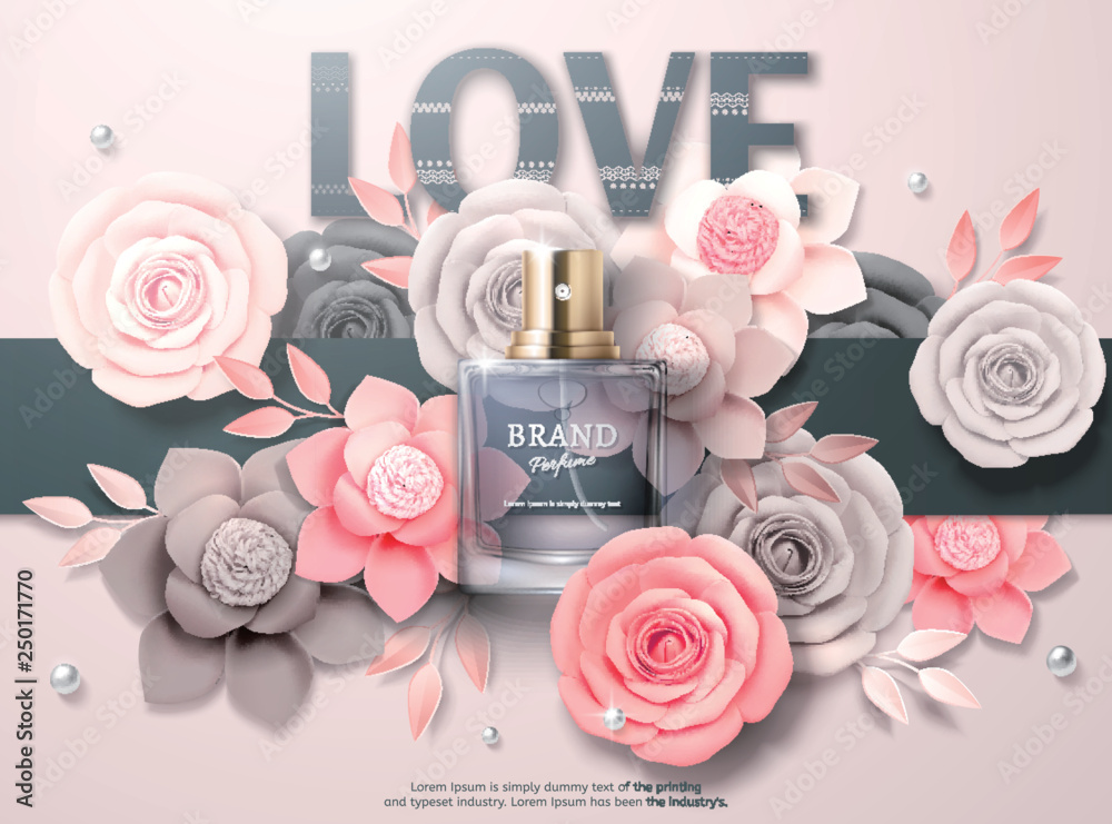 Beautiful perfume ads