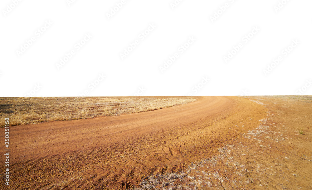澳大利亚珀斯的白色背景下的越野隔离。