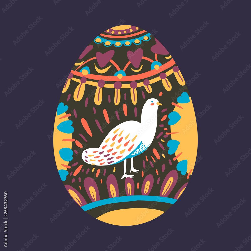 复活节彩蛋设计插图