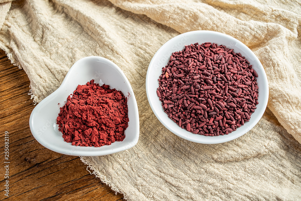 中国传统天然色素食品红曲米和红曲米粉