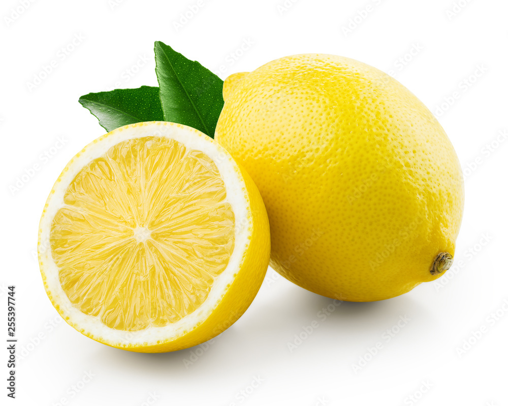 新鲜柠檬配一半