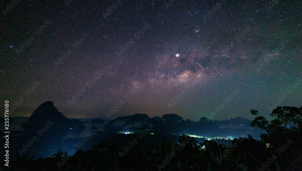 泰国攀牙省的银河系
