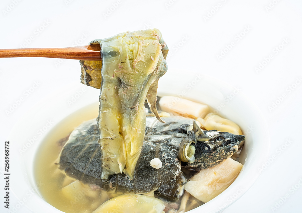 Turtle soup rich in collagen