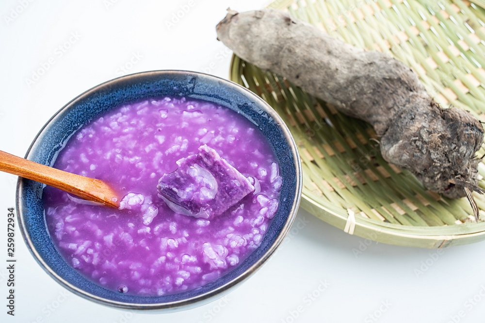 一碗紫薯粥