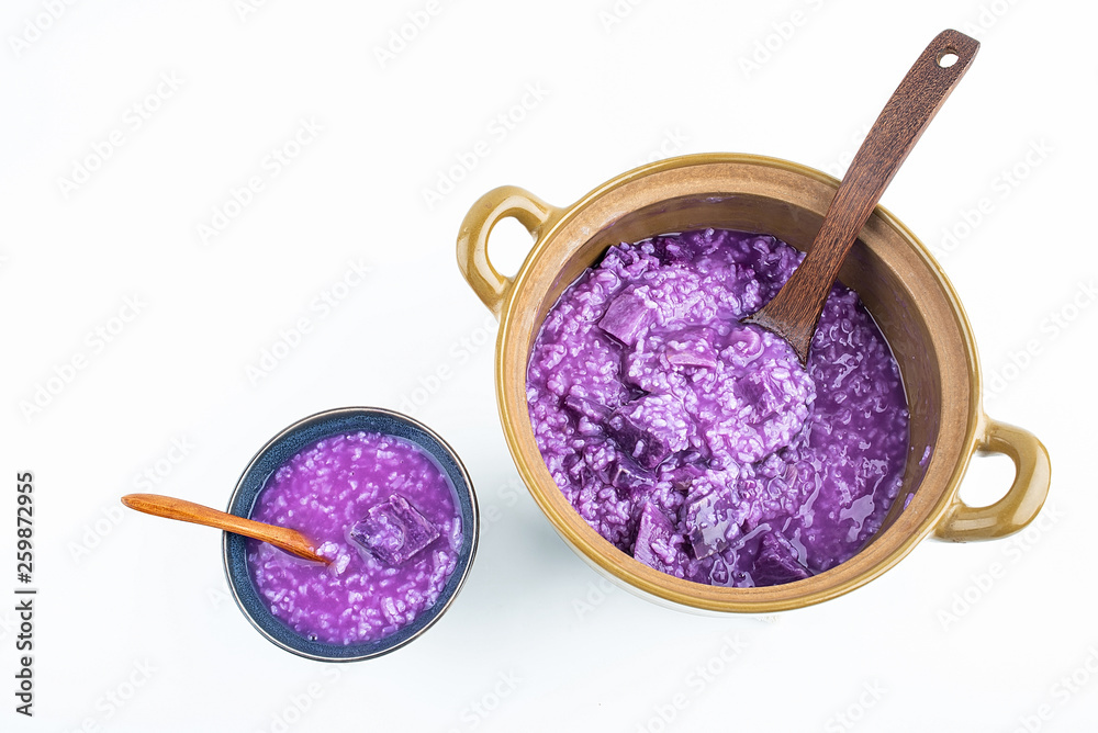 紫色养生粥