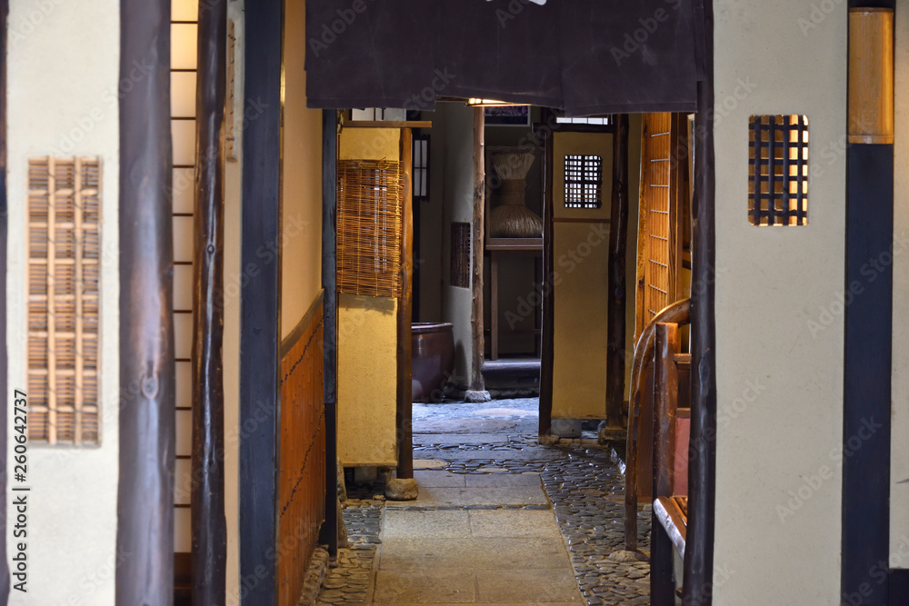 京町家の玄関入口