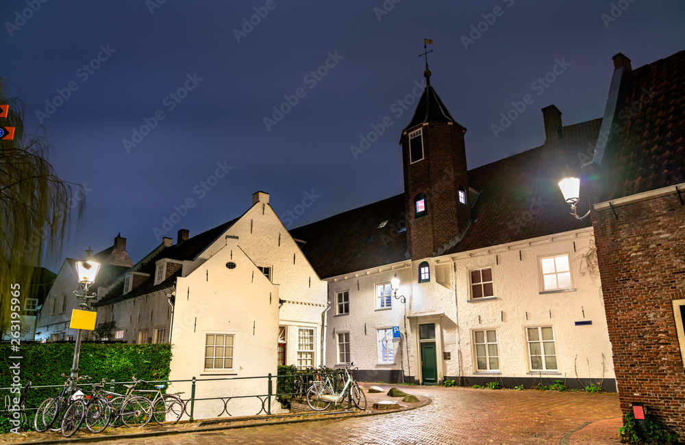 Traditional Dutch houses in Amersfoort, the Netherlands