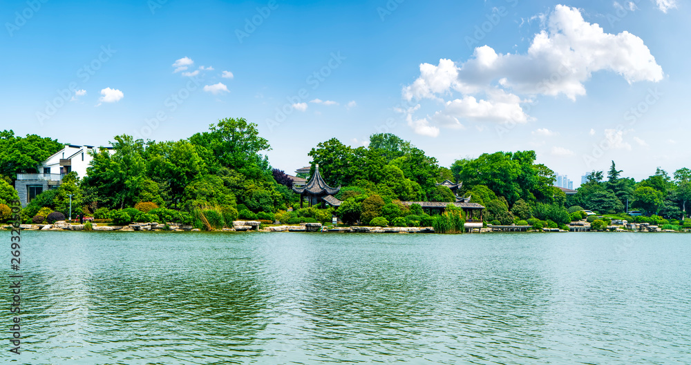 徐州玉龙湖的美丽景观