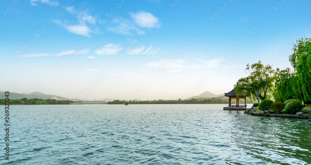 徐州玉龙湖的美丽风景