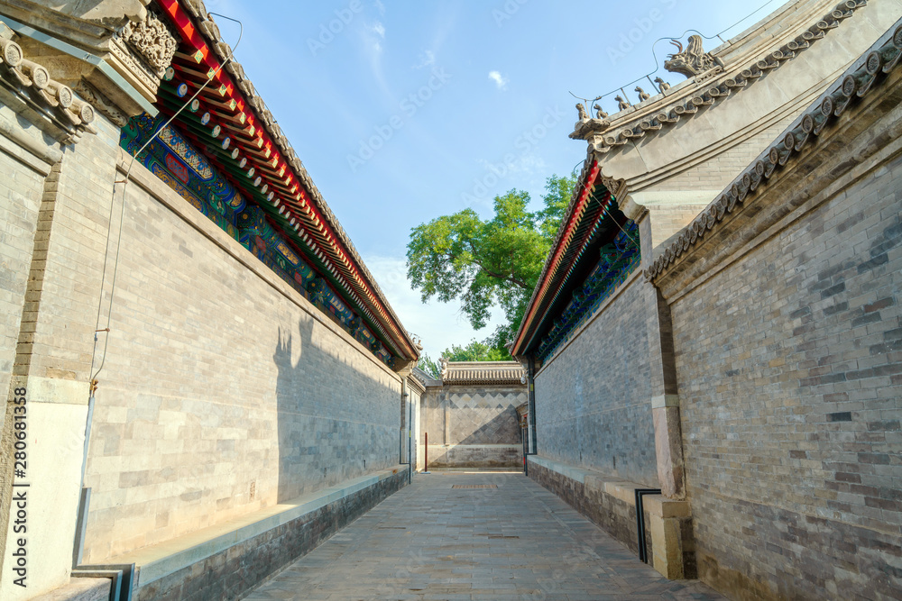 中国北京的传统小巷