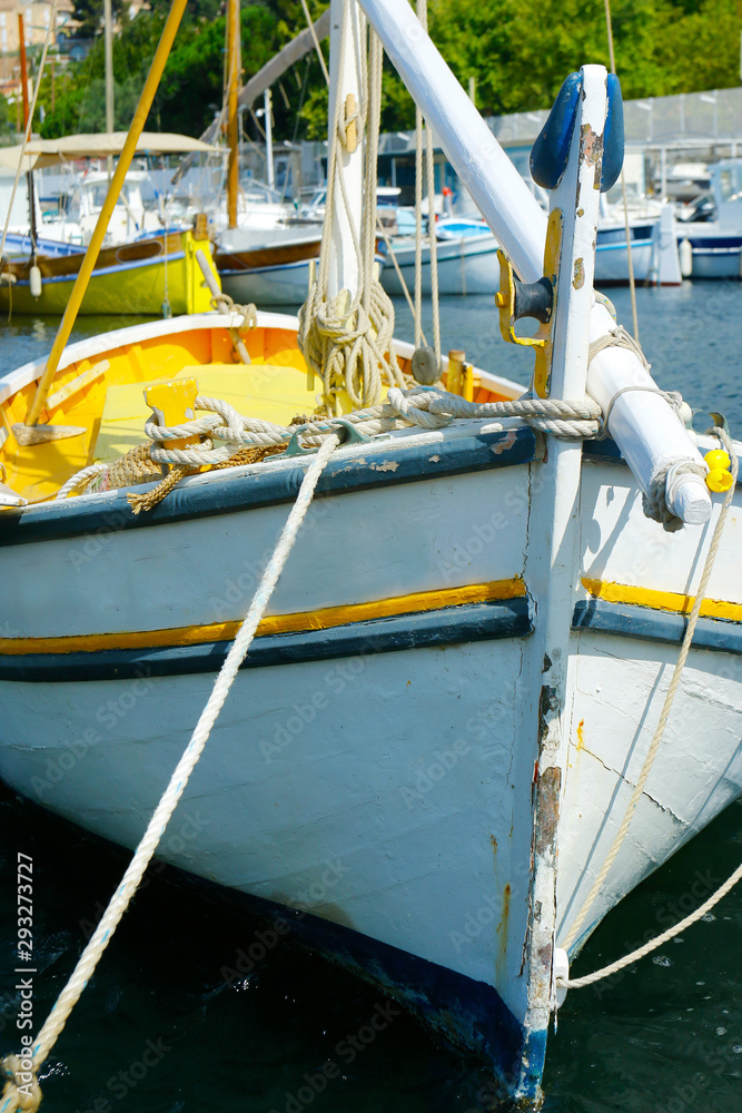 法国南部传统地中海帆船